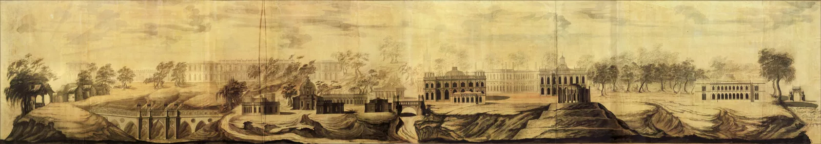 Генеральный план Царицына, 1776 год. Источник: Викисклад; автор В. И. Баженов, общественное достояние, срок охраны истёк; уменьшено и переведено в WebP.