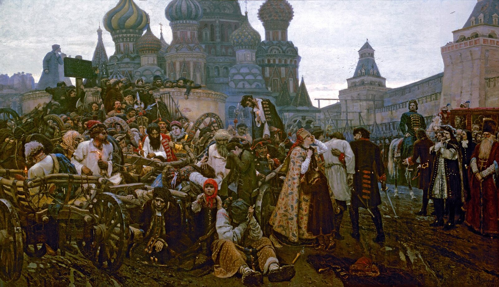 Василий Суриков. «Утро стрелецкой казни»
