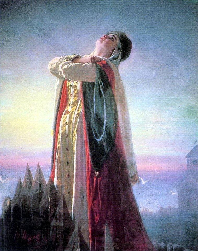 Василий Перов. «Плач Ярославны», 1881. Образ героини у художника XIX века.
